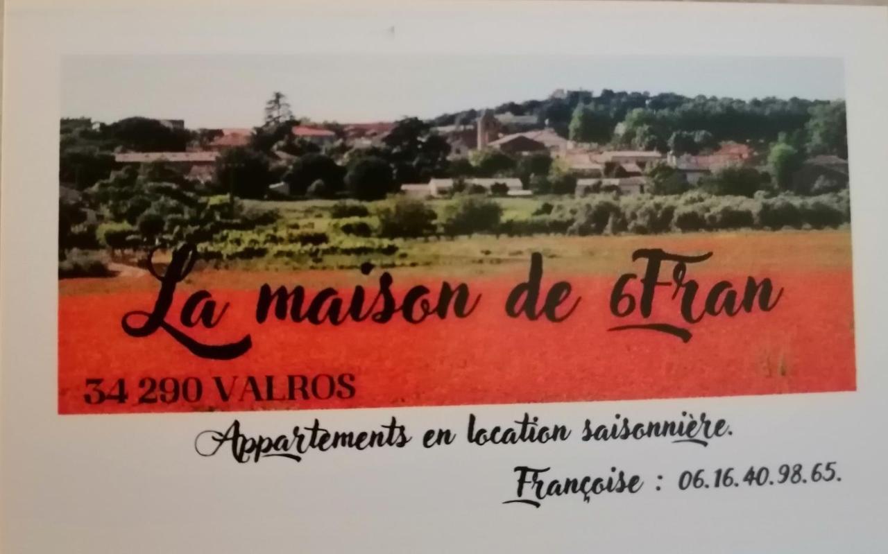 Valros La Maison De 6Fran Appartement 1 Calme Et Spacieux Ambiance Familiale מראה חיצוני תמונה